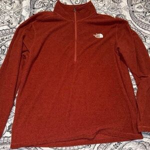 The North Face Men's Red Quarter Zip